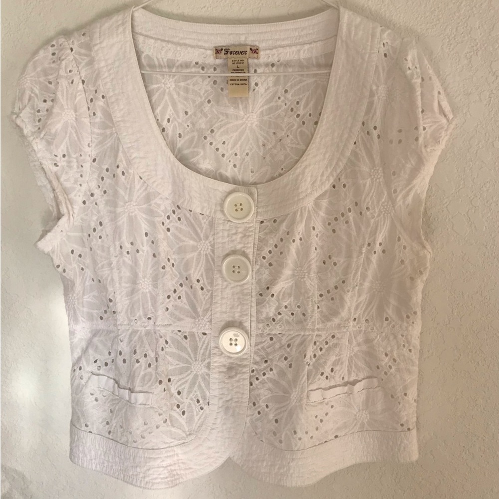 Daisy Eyelet Top